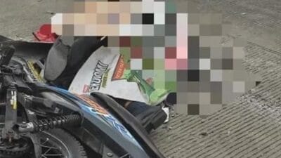 Seorang pengendara sepeda motor asal Pasarkemis tewas usai mengalami kecelakaan lalu lintas di Jalan Raya Serang, Sumur Bandung, Jayanti