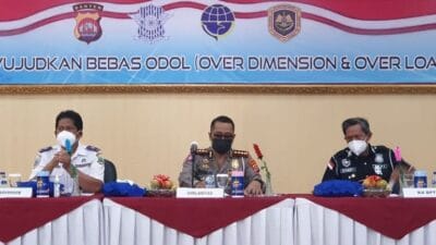 Sebagai upaya mewujudkan Indonesia bebas kendaraan Over Dimention dan Overloading (ODOL) 2023, Ditlantas Polda Banten membangun sinergi bersama instansi terkait, para pengusaha angkutan dan karoseri di wilayah Daerah Banten.