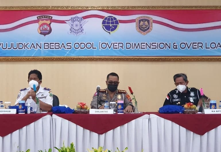 Bebas ODOL 2023, Ditlantas Polda Banten Gelar Sinergi Bersama Stakeholder