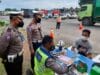 Sebanyak 40 truk bermuatan over kapasitas muatan (over dimensi dan over load/ODOL) terjaring razia PJR Induk Serang Korlantas Polri bersama Ditlantas Polda Banten.
