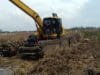 Sebuah tandon air dengan luas 5.000 meter persegi mulai dibangun di Kampung Gaga, Desa Tanjung Pasir, Kecamatan Teluknaga, Kabupaten Tangerang.
