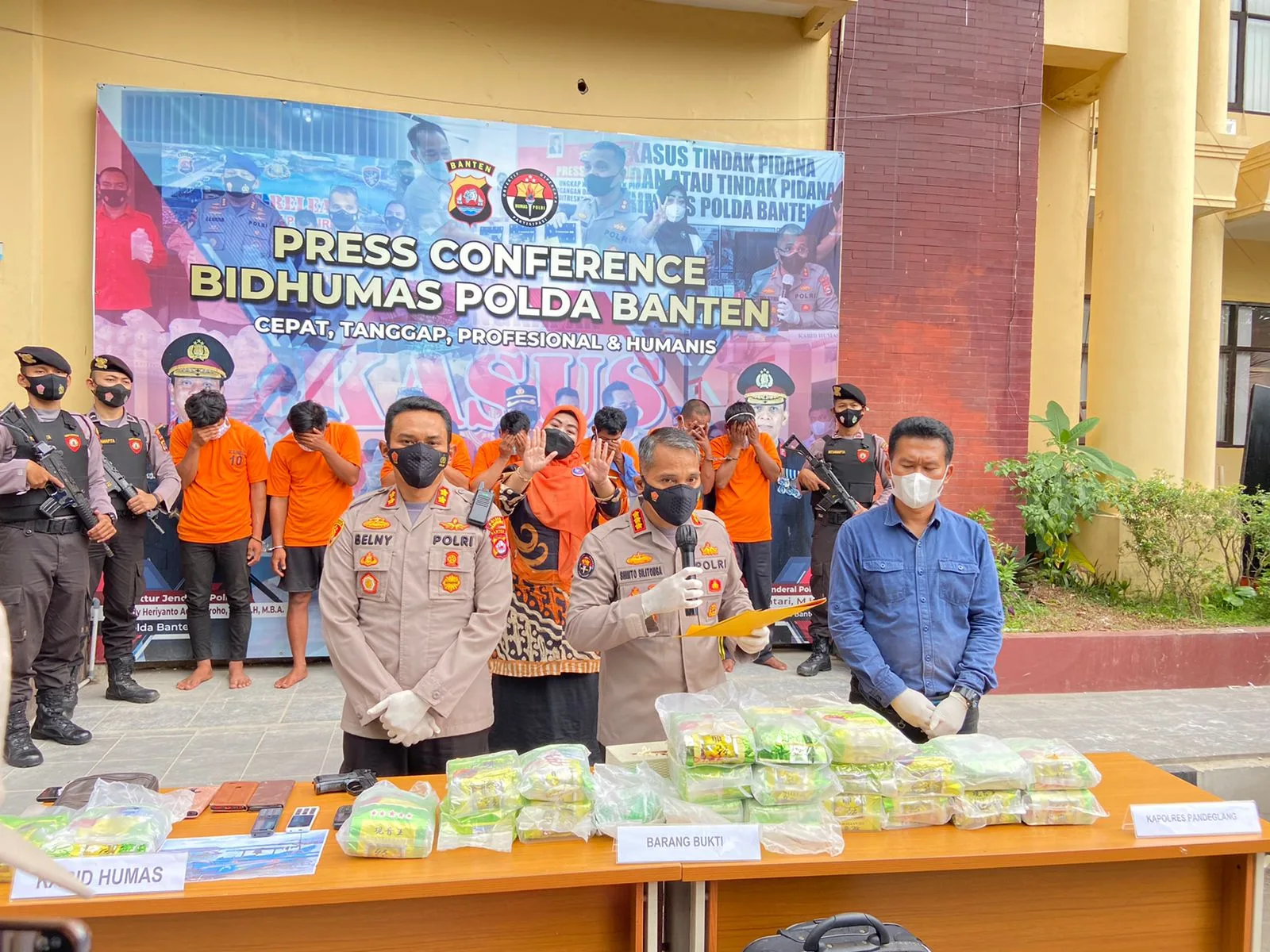 23 Kg Sabu, Kapolda : Pesisir Banten Rawan Penyelundupan Narkoba
