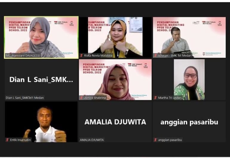 Universitas Telkom Gelar Program Abdimas Pemasaran Digital untuk SMK Telkom 1 Medan