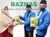 Badan Zakat Nasional Indonesia (Baznas) Kabupaten Tangerang kedatangan pengurus DPD KNPI Kabupaten Tangerang, Sabtu 30 April 2022.