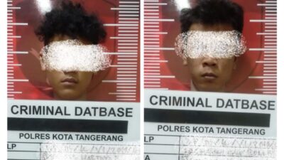 Satuan Reserse dan Kriminal (Satreskrim) Polresta Tangerang menangkap dua tersangka pencurian yang sudah dua tahun buron.