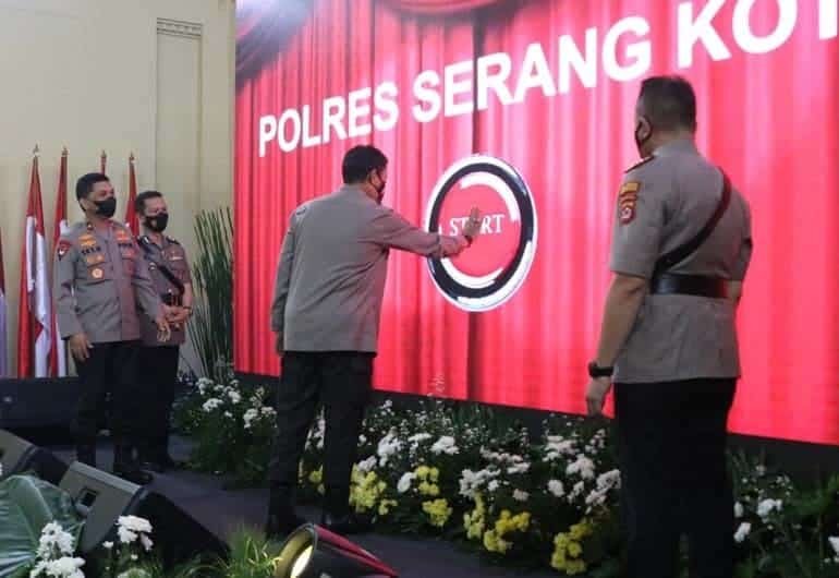 Pergantian pucuk pimpinan di Polres Kota Serang seiring dengan kenaikan level institusi kepolisian tersebut menjadi tipe C.