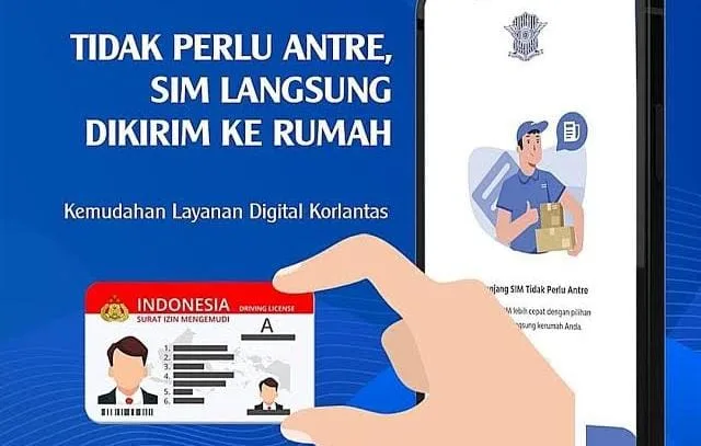 Perpanjang SIM Via Online, Gunakan Aplikasi Digital Korlantas Polri