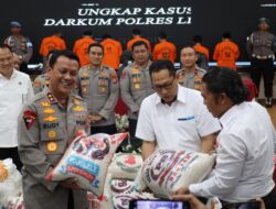 Sita 350 Ton Beras Oplosan di Banten, Polisi : Dijual di Atas HET