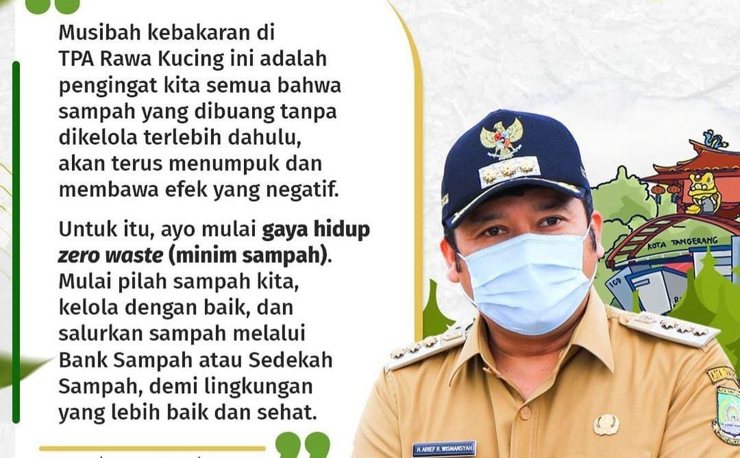 Kebakaran TPA Rawa Kucing menjadi momentum memantik kesadaran bahwa masyarakat memiliki tanggung jawab memilah sampah sejak dari rumah