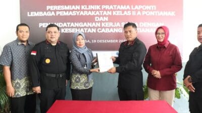 Lembaga Pemasyarakatan Kelas IIA Pontianak terus berupaya memberikan pelayanan prima, baik layanan bagi Warga Binaan maupun kepada masyarakat