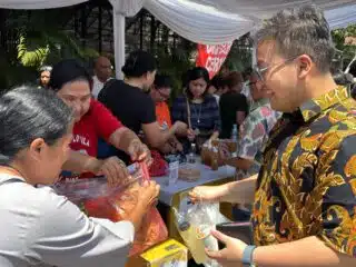 Abe Menyebarkan Cinta dan Kebersamaan di Perayaan Hari Pangan Sedunia di Paroki Ciputat Timur