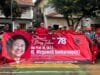 Abraham Garuda Laksono, Anggota DPRD Provinsi Banten, memimpin perayaan ulang tahun Ibu Megawati Soekarnoputri di Kabupaten Tangerang