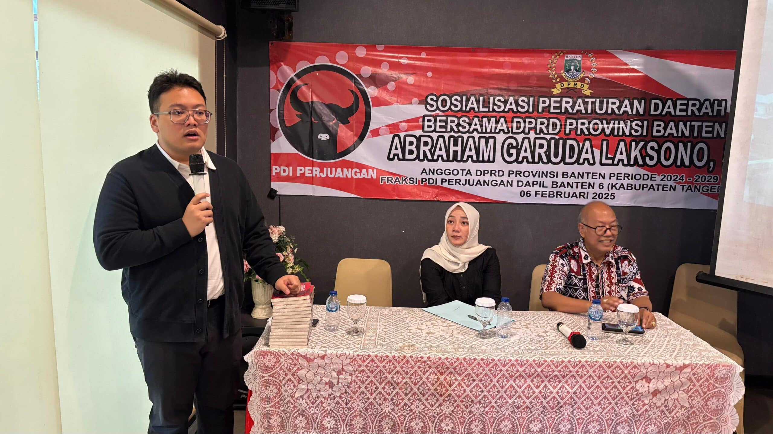 Abraham Garuda Laksono sosialisasikan Raperda Jaminan Sosial Ketenagakerjaan, serap aspirasi masyarakat untuk kesejahteraan buruh di Banten