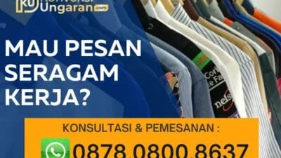 Konveksi Ungaran Makmur di Semarang, solusi seragam kerja berkualitas tinggi dengan desain gratis dan garansi kepuasan 100%.