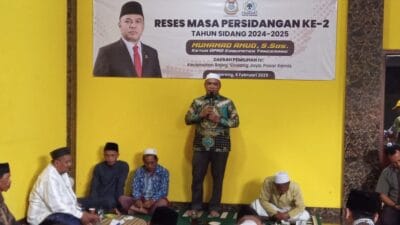 Ketua DPRD Tangerang, Muhamad Amud, adakan reses di Sukatani, serap aspirasi warga terkait pembangunan infrastruktur dan sarana ibadah.