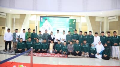 Ma’ruf Amin mengajak Nahdliyin untuk berkontribusi dalam pembangunan bangsa dan negara dalam acara buka puasa bersama di Tangerang.