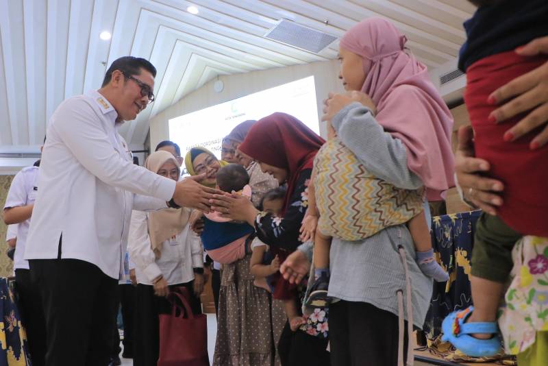 Pemerintah Kota Tangerang meluncurkan program GENTING dalam Rapat Koordinasi Penanganan Stunting Tahun 2025.
