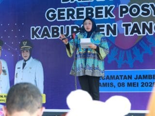 Wakil Bupati Tangerang, Intan Nurul Hikmah, meluncurkan Gerakan Ibu Hamil untuk mencegah stunting dan meningkatkan kesehatan ibu hamil.