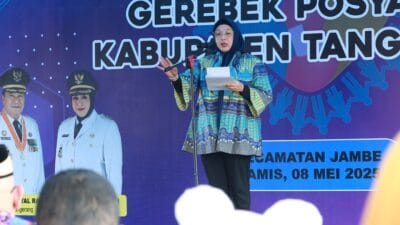 Wakil Bupati Tangerang, Intan Nurul Hikmah, meluncurkan Gerakan Ibu Hamil untuk mencegah stunting dan meningkatkan kesehatan ibu hamil.