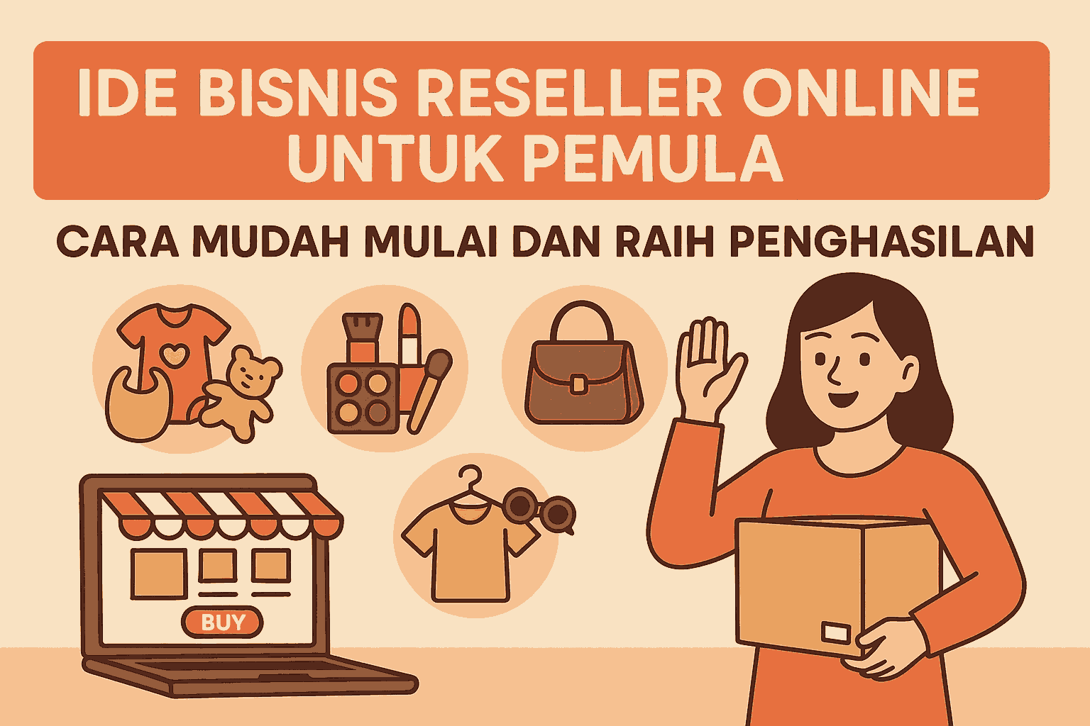 Mulai bisnis reseller online dengan modal kecil dan fleksibel. Pelajari langkah-langkah sukses dan raih penghasilan menjanjikan!