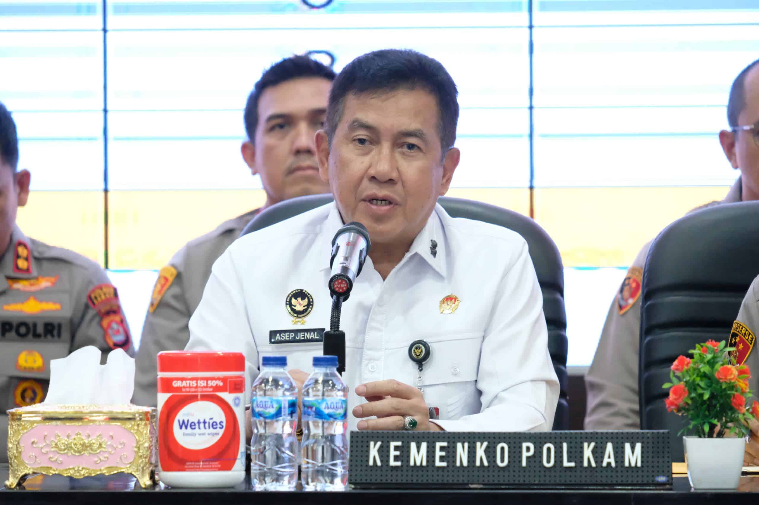 Kemenkopolhukam apresiasi Polda Banten atas keberhasilan menangani premanisme melalui Operasi KRYD dan Pekat Maung 2025.