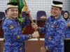 Bupati Tangerang, Moch. Maesyal Rasyid, melantik Ketua Umum KORPRI dan mengukuhkan pengurus LKBH untuk masa bakti 2024-2026.