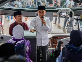 Wakil Gubernur Banten, mengingatkan jamaah haji untuk menjaga kesehatan, bersabar, dan saling membantu selama ibadah haji.