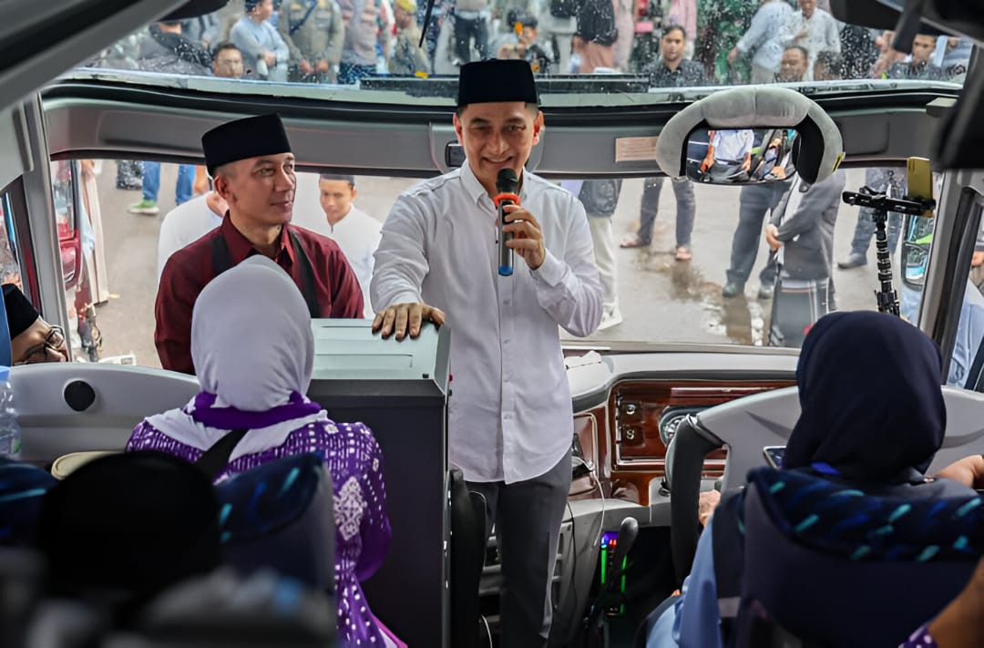 Wakil Gubernur Banten, mengingatkan jamaah haji untuk menjaga kesehatan, bersabar, dan saling membantu selama ibadah haji.