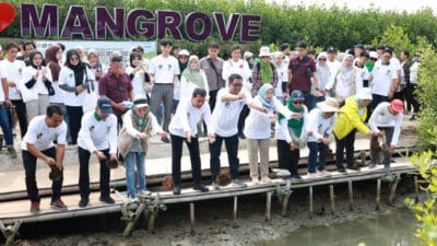 Bupati Tangerang menanam 2.000 pohon mangrove untuk Hari Bumi 2025, mendorong kolaborasi dalam pelestarian lingkungan.