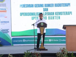 Gubernur Banten meresmikan Gedung Bunker Radioterapi dan Layanan Kemoterapi di RSUD Banten, meningkatkan akses perawatan kanker.