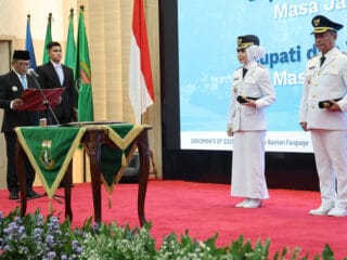 Gubernur Banten Lantik Ratu Dzakiyah dan Najib Hamas: Fokus pada Pelayanan Dasar dan Program Prioritas