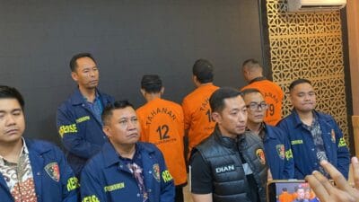 Direktorat Reskrimum Polda Banten menetapkan Ketua KADIN Kota Cilegon, MS, sebagai tersangka dalam kasus permintaan proyek PT Chandra Asri.
