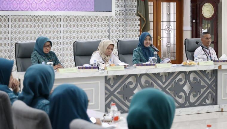 Pemerintah Kabupaten Tangerang menggelar rapat koordinasi Tim Penggerak Pemberdayaan dan Kesejahteraan Keluarga (TP-PKK) dengan OPD.