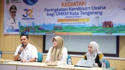 Pemkot Tangerang luncurkan program Peningkatan Kemitraan Usaha untuk UMKM pada 14-15 Mei 2025, mendukung akses pemasaran dan kolaborasi.