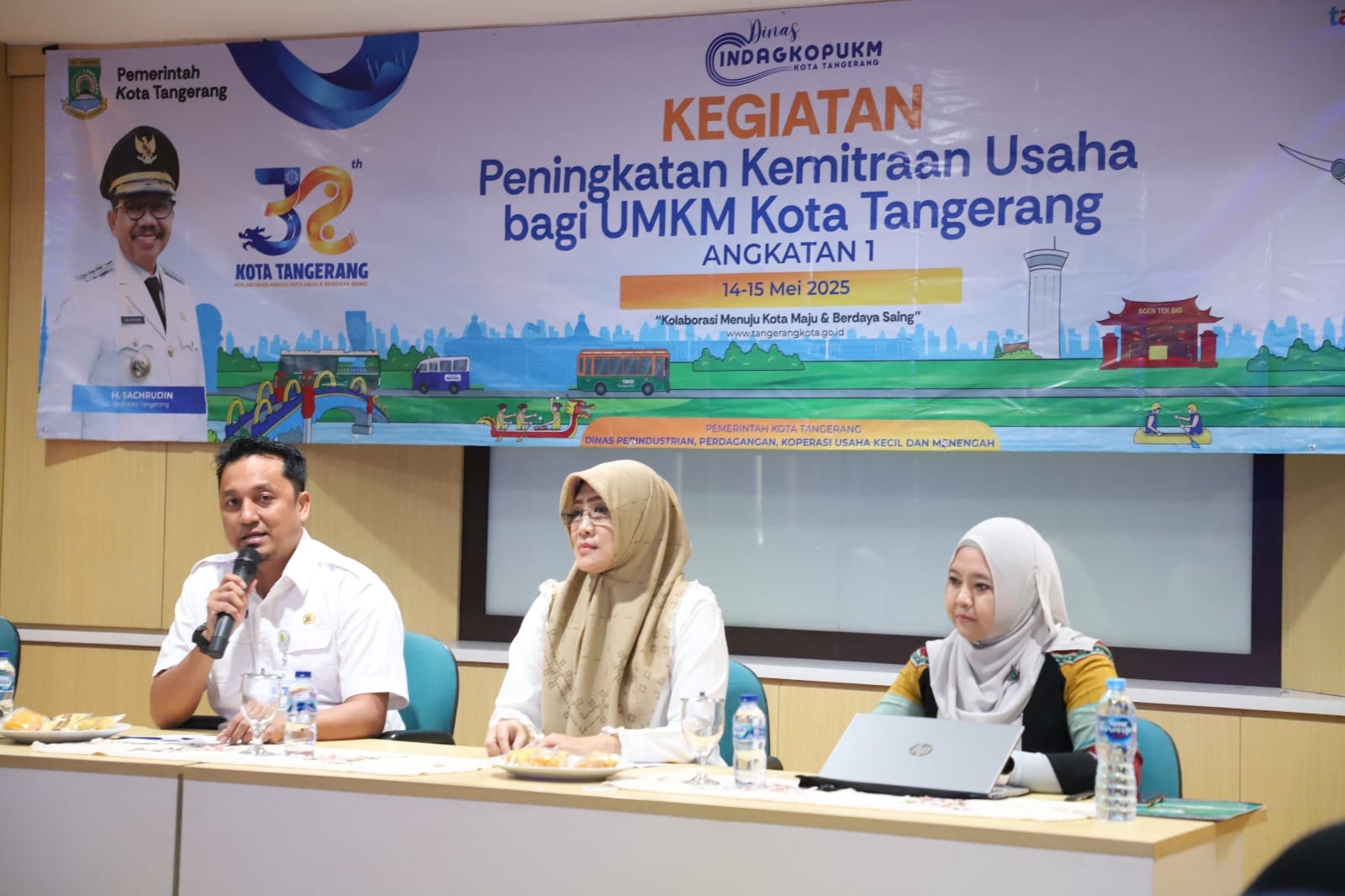 Pemkot Tangerang luncurkan program Peningkatan Kemitraan Usaha untuk UMKM pada 14-15 Mei 2025, mendukung akses pemasaran dan kolaborasi.
