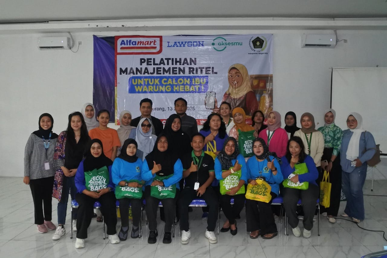 PWI Kabupaten Tangerang dan Alfamart gelar pelatihan manajemen ritel bagi anggota IKWI untuk dorong kemandirian ekonomi keluarga wartawan.