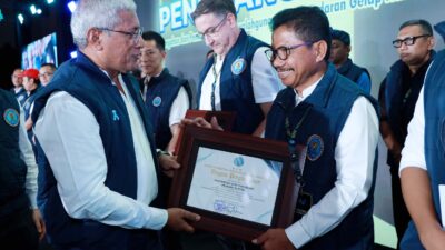 Pemkot Tangerang raih penghargaan P4GN dari BNN RI atas komitmen mencegah peredaran narkoba di peringatan HANI 2025 di Jakarta.
