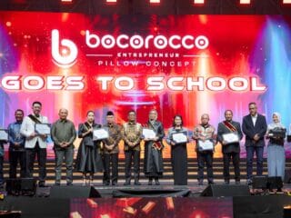Gubernur Banten, Andra Soni, menekankan pentingnya ekosistem kewirausahaan di Grand Launching Bocorocco Entrepreneur 2025.