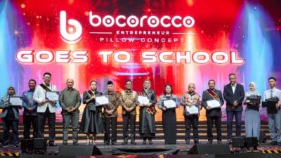 Gubernur Banten, Andra Soni, menekankan pentingnya ekosistem kewirausahaan di Grand Launching Bocorocco Entrepreneur 2025.