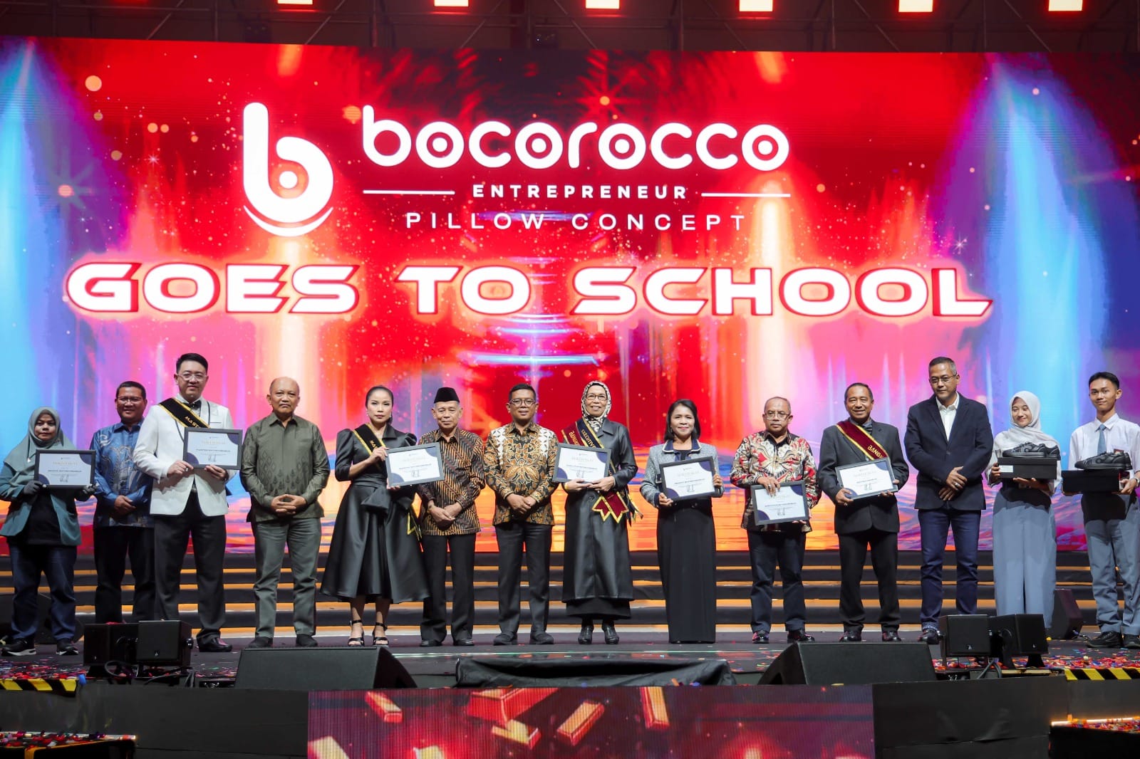 Gubernur Banten, Andra Soni, menekankan pentingnya ekosistem kewirausahaan di Grand Launching Bocorocco Entrepreneur 2025.