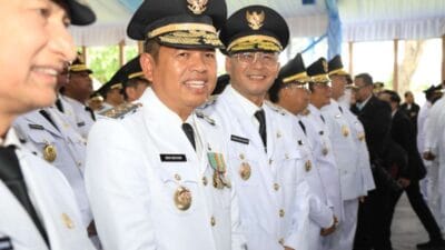 Gubernur Dedi Mulyadi melaporkan 100 hari kepemimpinannya di Jawa Barat dengan berbagai program lingkungan, dan sebagainya.