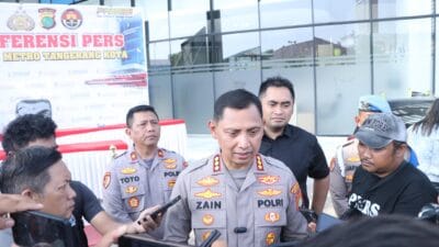 Empat pelaku penyerangan terhadap warga di Tangerang, berhasil ditangkap oleh polisi, sementara enam pelaku lainnya masih diburu.