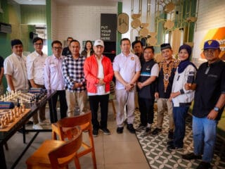 Wagub Banten A. Dimyati dukung Percasi cari bibit unggul atlet catur lewat Ngeround Beregu se-Banten yang digelar di Tangsel.