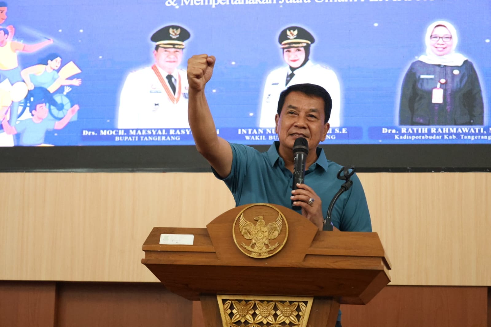 Bupati Tangerang buka Peparkab ke-5 di Kecamatan Kemiri, dukung penuh atlet disabilitas untuk terus berprestasi dan junjung sportivitas.