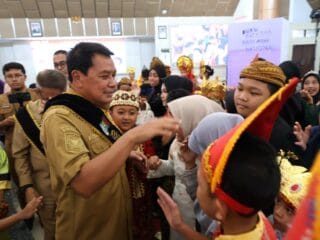 Bupati dan Wakil Bupati Tangerang hadiri puncak HAN 2025, serukan perlindungan anak dan serahkan penghargaan kepada para mitra
