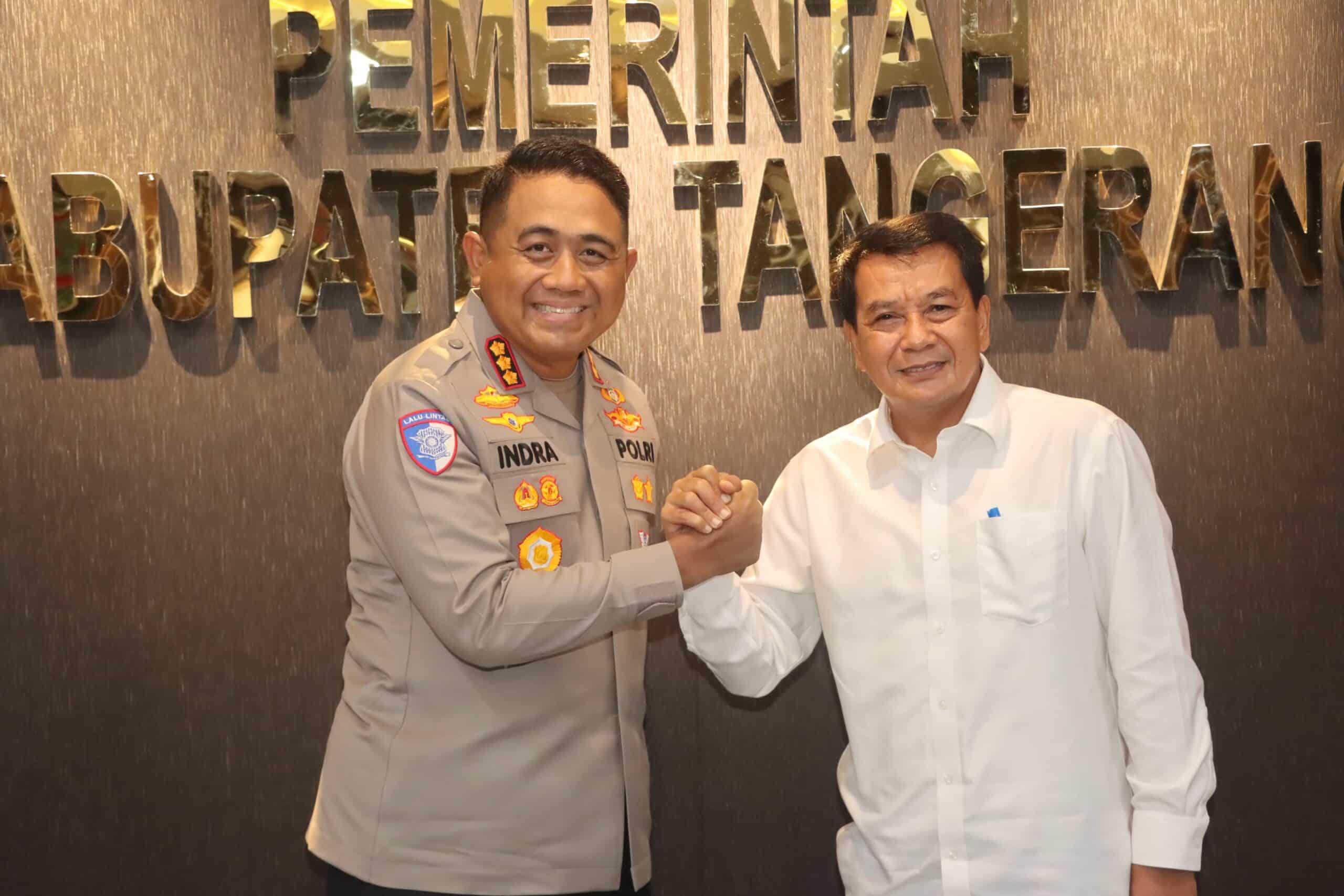 Kapolresta Tangerang silaturahmi ke Bupati, bahas penguatan sinergi ketahanan pangan serta keamanan dan ketertiban wilayah.