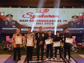 Polda Banten gelar lomba Hari Bhayangkara ke-79, ajang sinergi Polri dan masyarakat. Ini momen penghargaan untuk para pemenang.