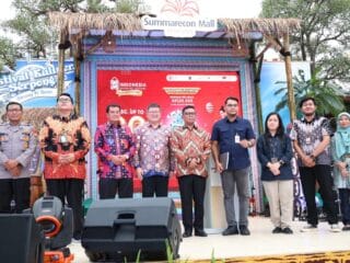 Bupati Tangerang dampingi Gubernur Banten tutup ISF 2025 di Summarecon Mall, transaksi tembus Rp25 triliun, UMKM ikut berjaya.