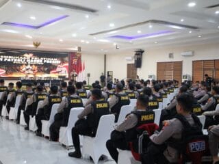 Polda Banten gelar pelatihan Patroli Maung Presisi untuk tingkatkan kesiapsiagaan dan respons cepat personel dalam menjaga kamtibmas.