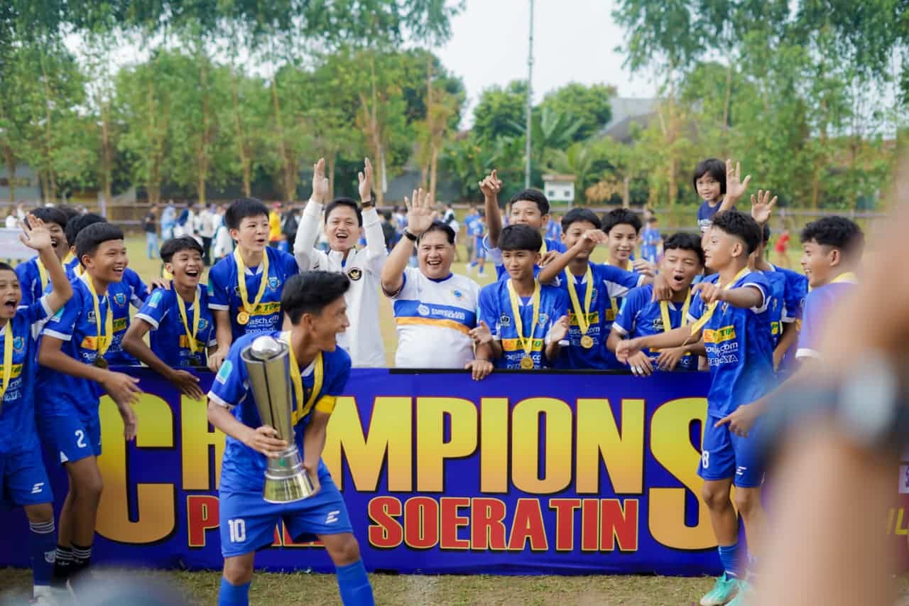Persipan U-15 juara Piala Soeratin Banten 2025 dan siap wakili provinsi di tingkat nasional, Wabup ajak masyarakat doakan juara.